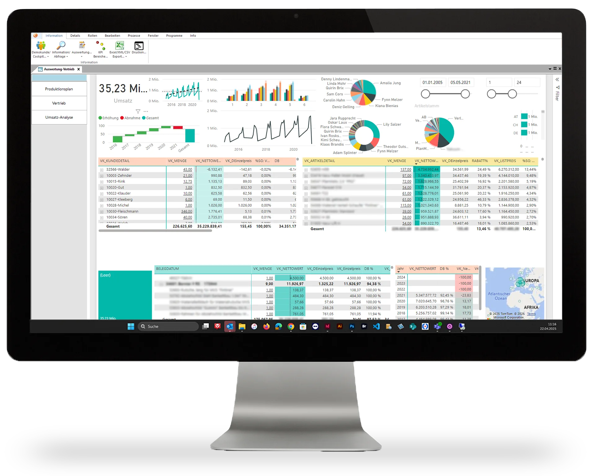 Screenshot Business Intelligence