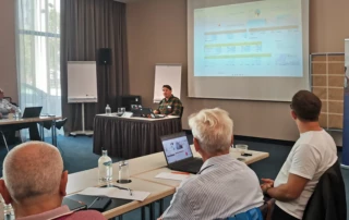 Johannes Hoffmann erläutert die Neuerungen innerhalb eEvolution ERP beim eConnect Barcamp in Leipzig