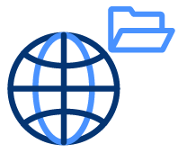Icon IT - Netzwerk - Cybersecurity - IT Service